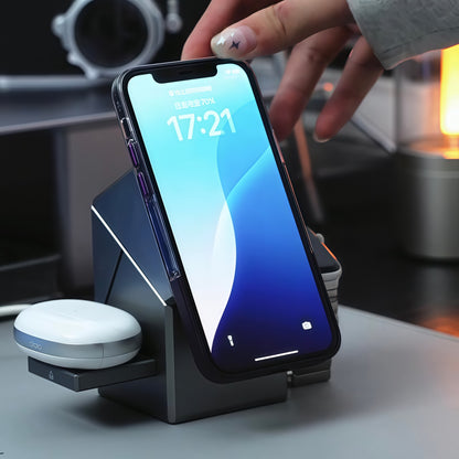 Compatible magnetic phone charging on the Avora Axis dock