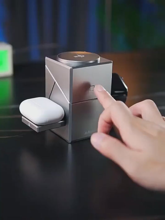 Avora Axis magnetic charging dock video