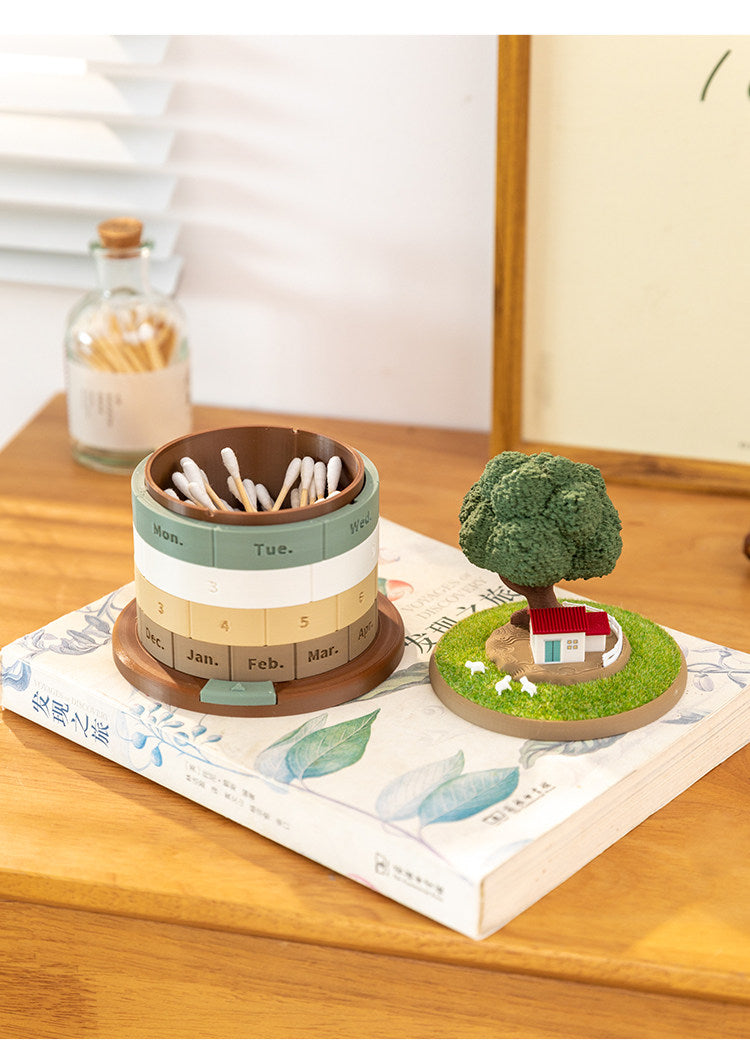 Woodland Perpetual Calendar & Keepsake Box